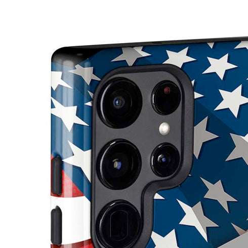 Marvel Captain America Action Pose Galaxy S25 Ultra Impact Case